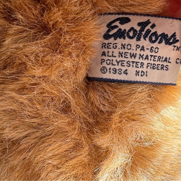 Emotions Teddy Bears Plush Hooded Shirt Stuffed Animal Adorable Brown 18” Vtg - Picture 5 of 6